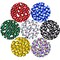 3300pcs+ Flatback Glass Hotfix Iron On Rhinestones Crystal for DIY Making with 1 Tweezer & 1 Picking Pen for Shoes, Clothes, Face Art, Bags, Manicure (34-Colors, SS 16)